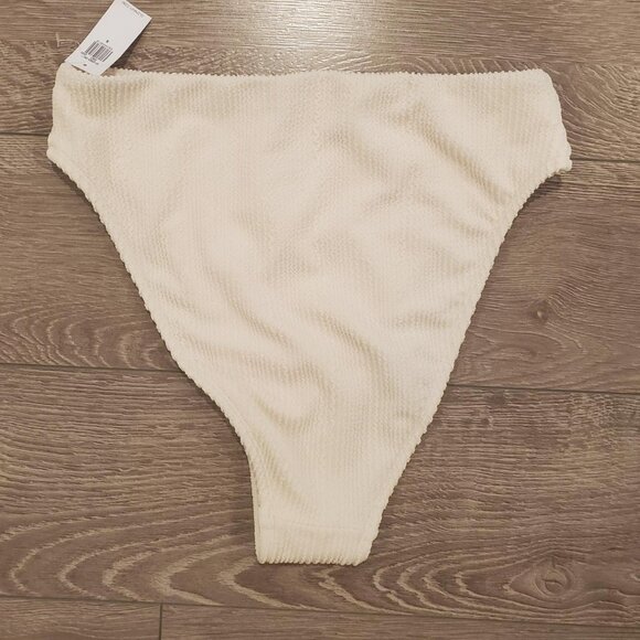 Old Navy Womens Swim Lot - Small Swim Bottoms Medium Swim Tops Black Ivory Pink - Picture 3 of 7